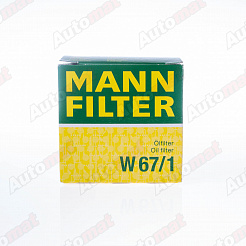 Фильтр масляный MANN-FILTER W 67/1 / C-224 / C-808 / C-901