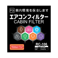 Фильтр салонный FQ RC-106