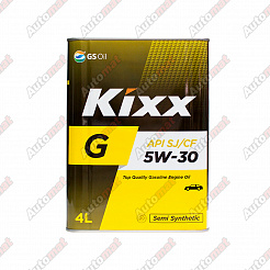 Моторное масло KIXX G 5W-30 SJ(E) SEMI-SYNTHETIC, 4л