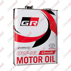 Масло моторное TOYOTA GR Circuit 0W-16, 4л