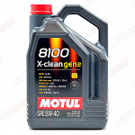 Моторное масло Motul 8100 X-cess GEN2 SN A3/B4 5W40, 5л