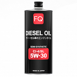 Моторное масло FQ DIESEL 5W-30 CI-4/SL SEMI-SYNTHETIC, 1л