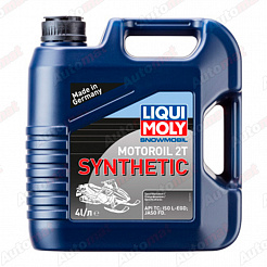 Моторное масло для снегохода LiquiMoly Snowmobil Motoroil 2T Synthetic TC FD L-EGD синтетическое, 4л 