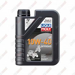 Синтетическое моторное масло д/4-т.двиг. LiquiMoly Motorbike 4T Offroad 10W-40 SN Plus MA2 (1л) 3055