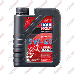 Масло моторное Liqui Moly Motorbike 4T Street Race 5W-40 SP MA2, 1л