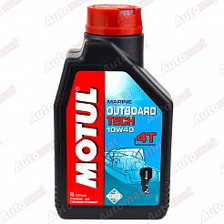 Моторное масло Motul Outboard Tech 4T 10W-40, 1л
