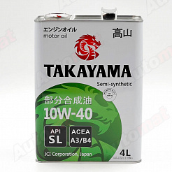 Моторное масло TAKAYAMA SAE 10W-40 SL A3/B4, 4л