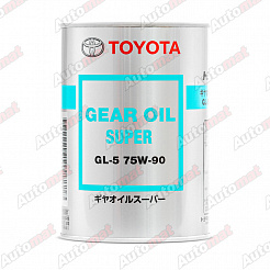 Трансмиссионное масло TOYOTA Gear Oil Super 75W-90 GL-5, 1л