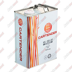 Масло моторное Cartender 0W-20 HS SP GF-6A, 4л