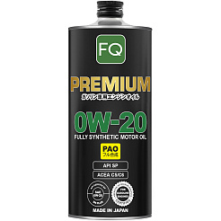 Масло моторное FQ 0W-20 SP/C5/C6 FULLY SYNTHETIC (PAO), 1л