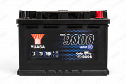 Аккумулятор YUASA YBX9000 AGM SERIES 70 А/ч YBX9096