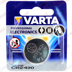 Литиевая батарейка VARTA ELECTRONICS CR2430, 1 шт